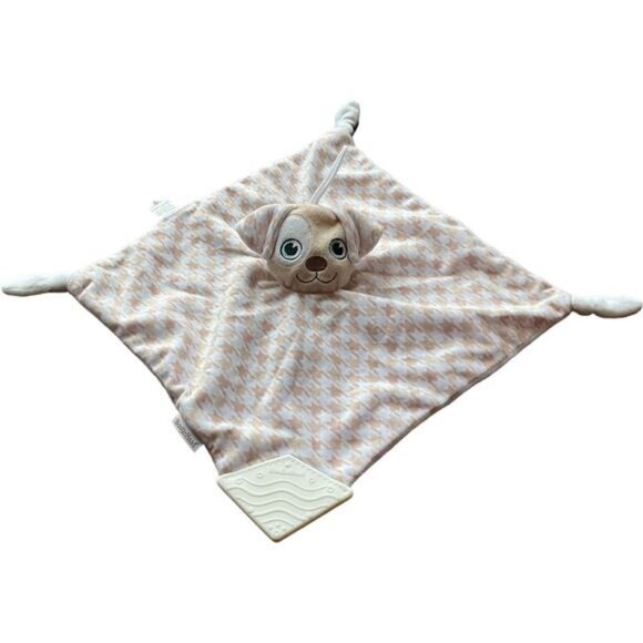 BooginHead Baby Lovey Security Blanket With Teether & Plush Dog - Picture 3 of 6